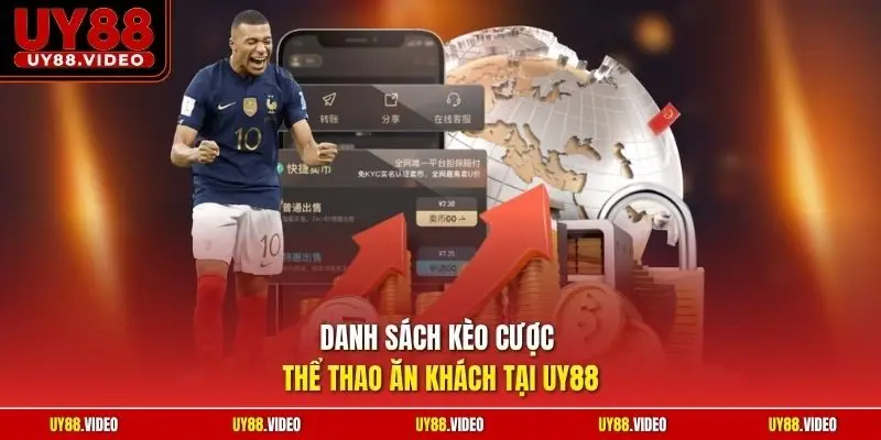 Danh sách kèo cược thể thao ăn khách tại UY88